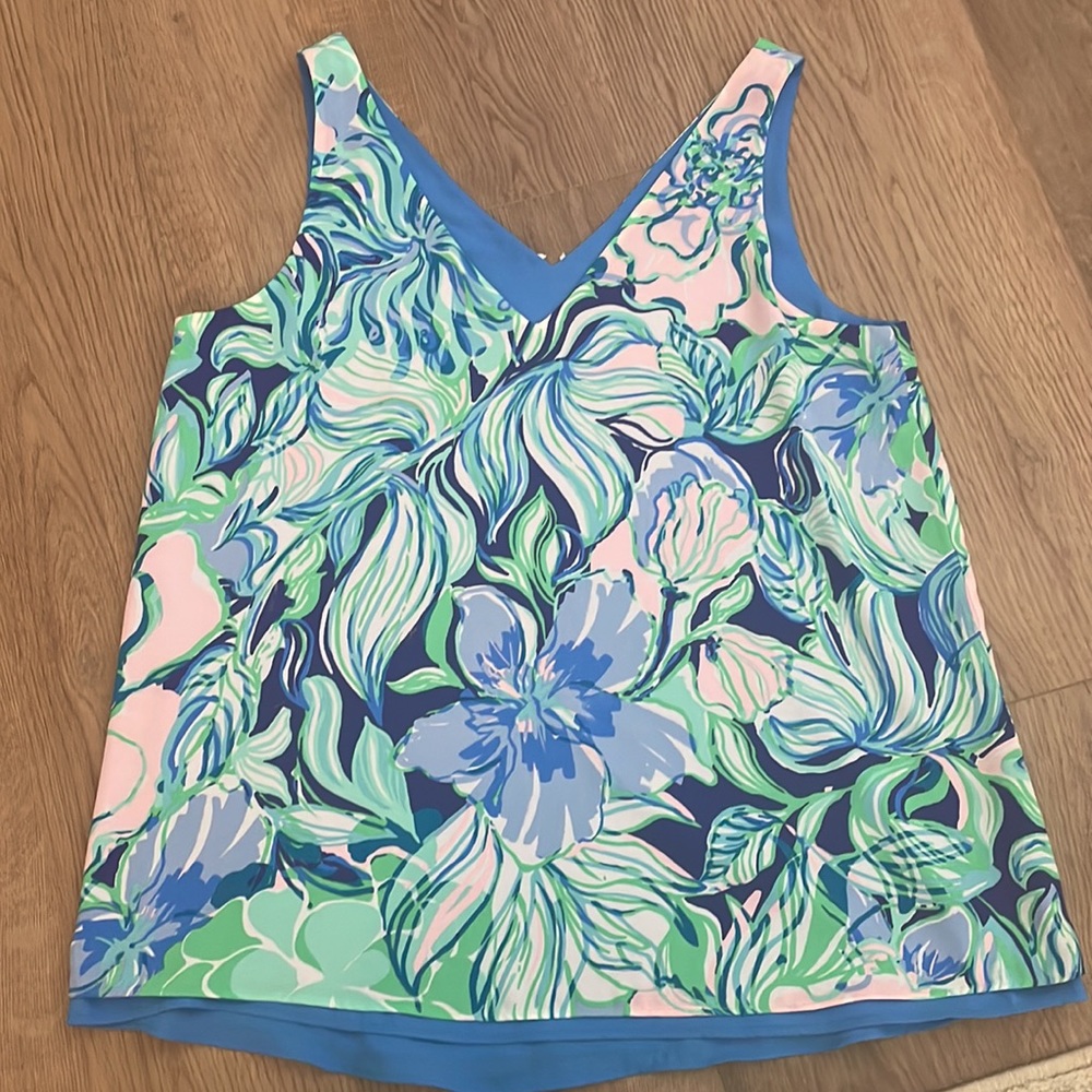 Lilly Pulitzer reversible tank top blouse